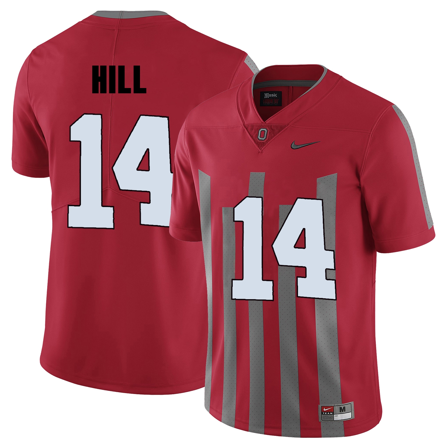 Ohio State Buckeyes Men's NCAA K.J. Hill #14 Red Elite College Football Jersey JPY4149NL